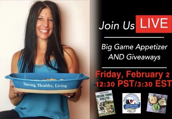 Big Game appetizer and giveaway advertisement
