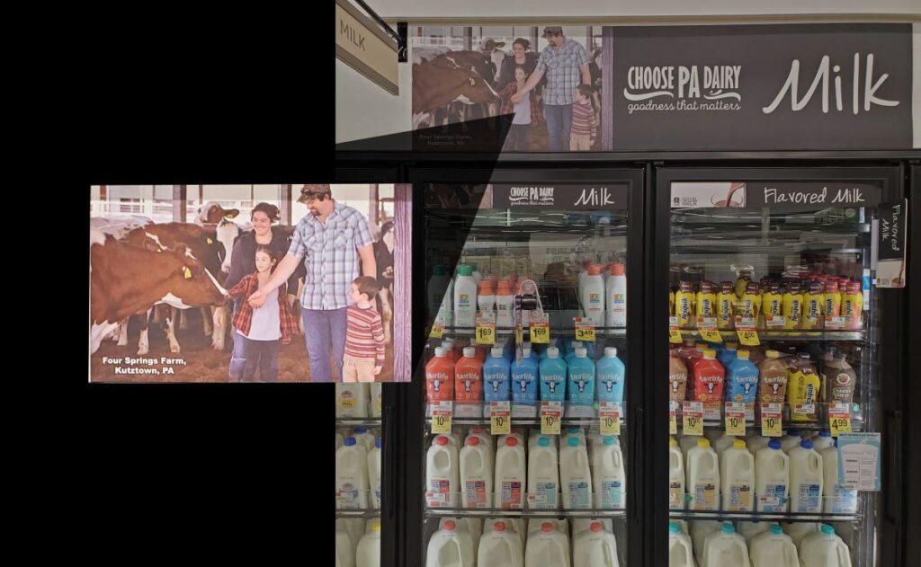 Two Pennsylvania Dairy Families Featured In New Acme Retail Campaign   NFS ACME 703 Call Out 1024x631 