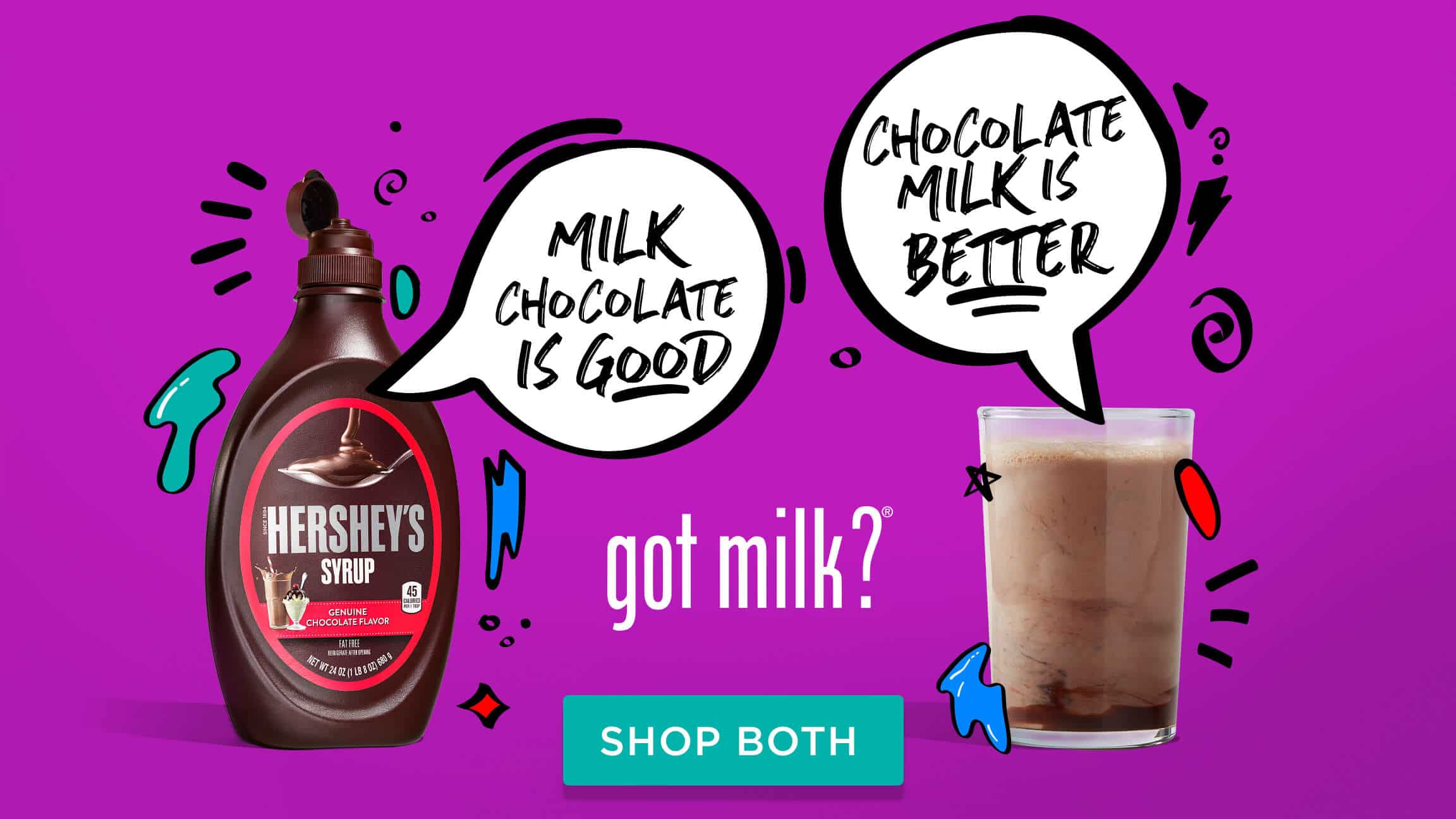 Got milk advertisement for chocolate milk