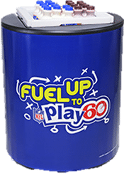 Fuel Up to Play 60 blue barrel