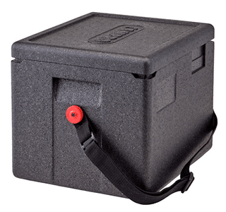 GoBox insulated food carrier with strap
