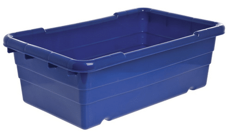 Large blue bin