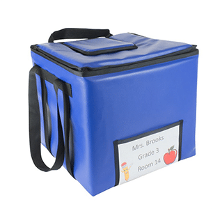 Insulated bag for carrying milk crates