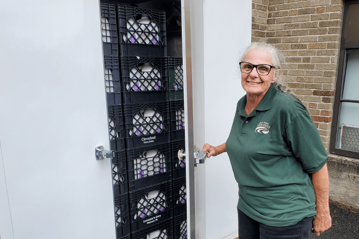 New Cooler Helps Wellspring Food Pantry Increase Its Milk Donations