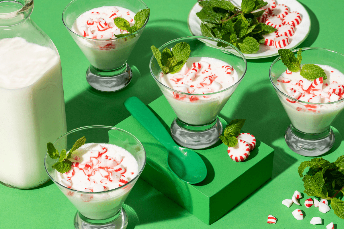 Christmas Blog – Peppermint Milk Pudding