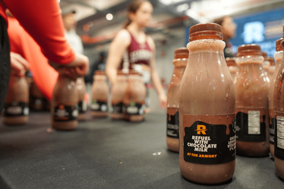 Dairy Farmer, Ambassadors Promote ‘Refuel with Chocolate Milk’ at the Armory